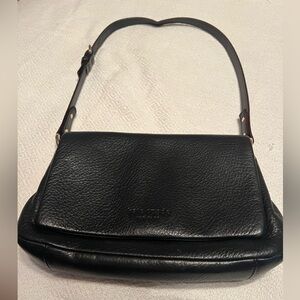Kate Spade soft black leather small shoulder bag